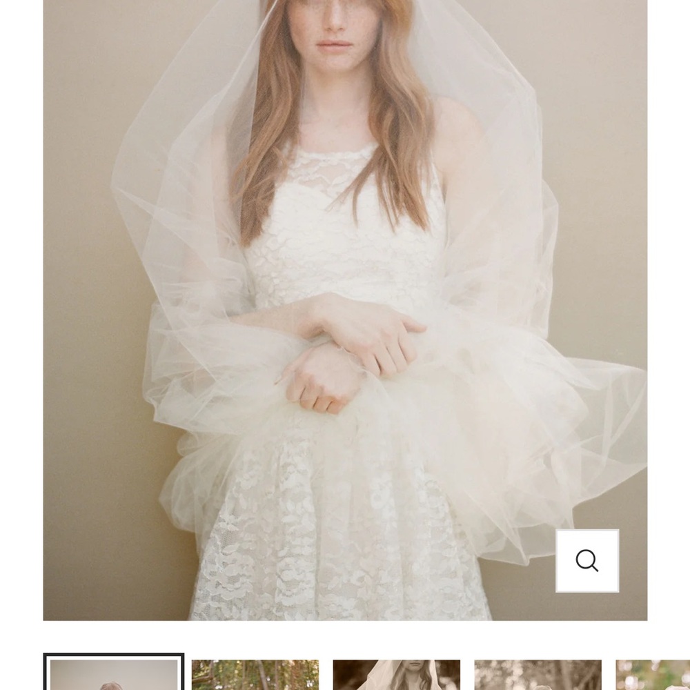 Elegant White Bridal Veil